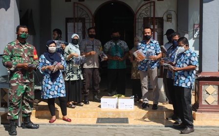 Gerakan Setengah Miliar Masker di Nagari Parit Malintang